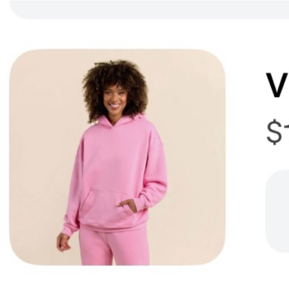 nuuds Pink Women's Oversized Hoodie